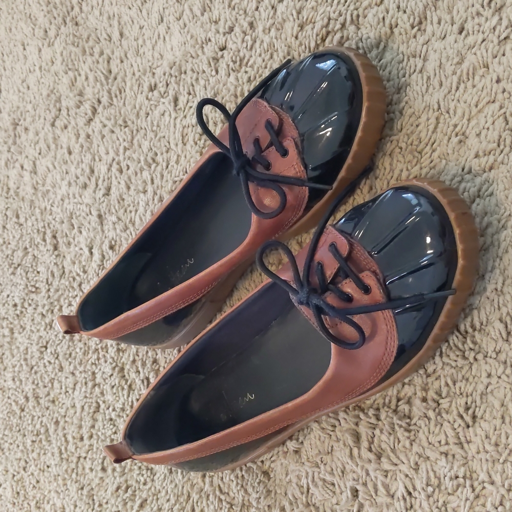 Cole Haan Rain Flats - Leather Rubber NikeAir